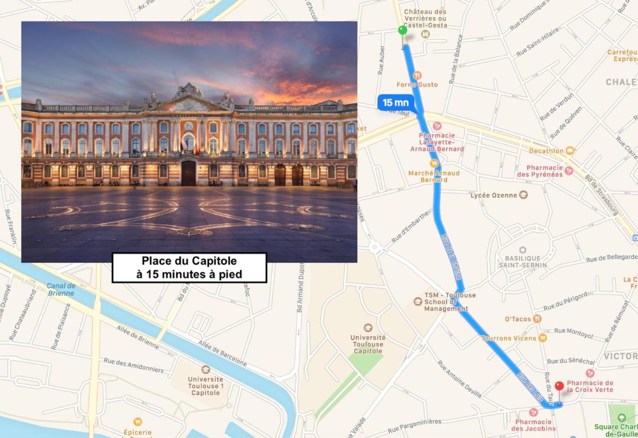 Le St Honore - Appartement Toulouse Centre Avec Chambre & Parking المظهر الخارجي الصورة